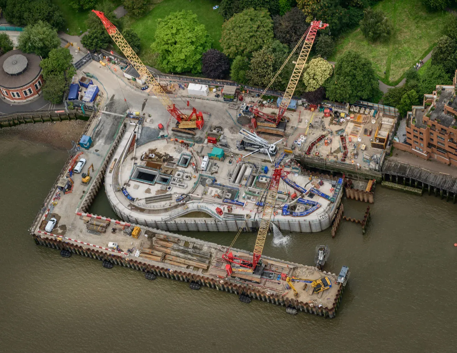 Thames Tideway Tunnel – East section · construction photograph