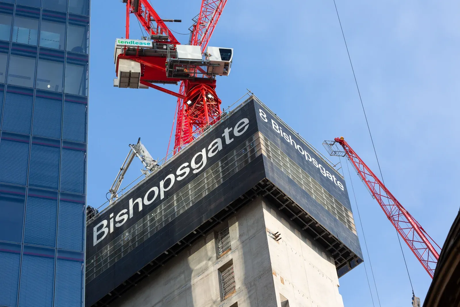 8 Bishopsgate · construction photograph