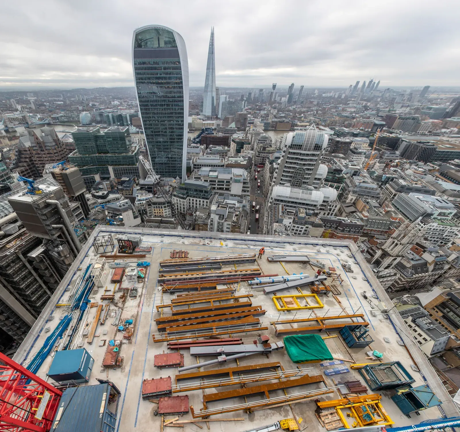 8 Bishopsgate · construction photograph