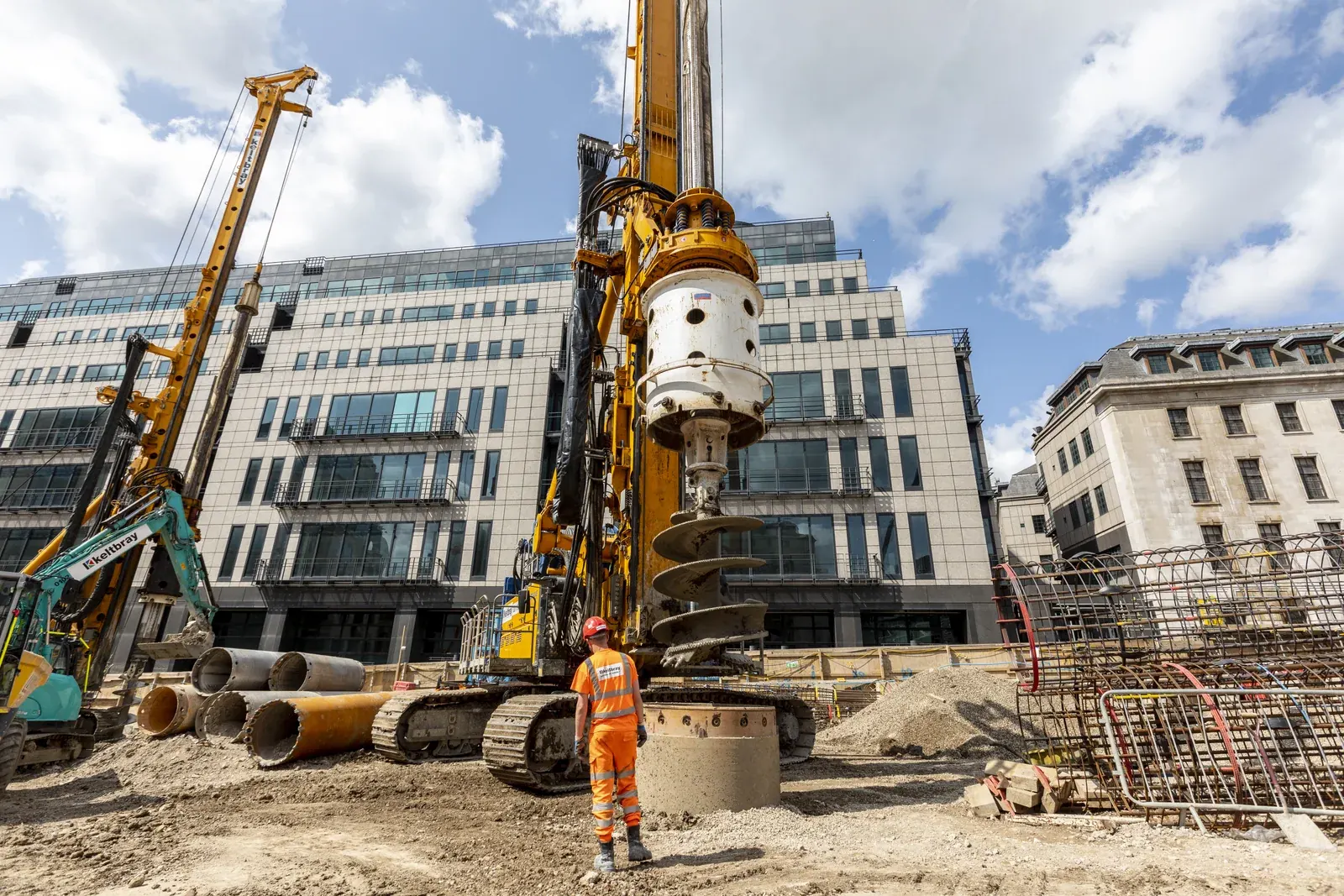 Salisbury Square · construction photograph