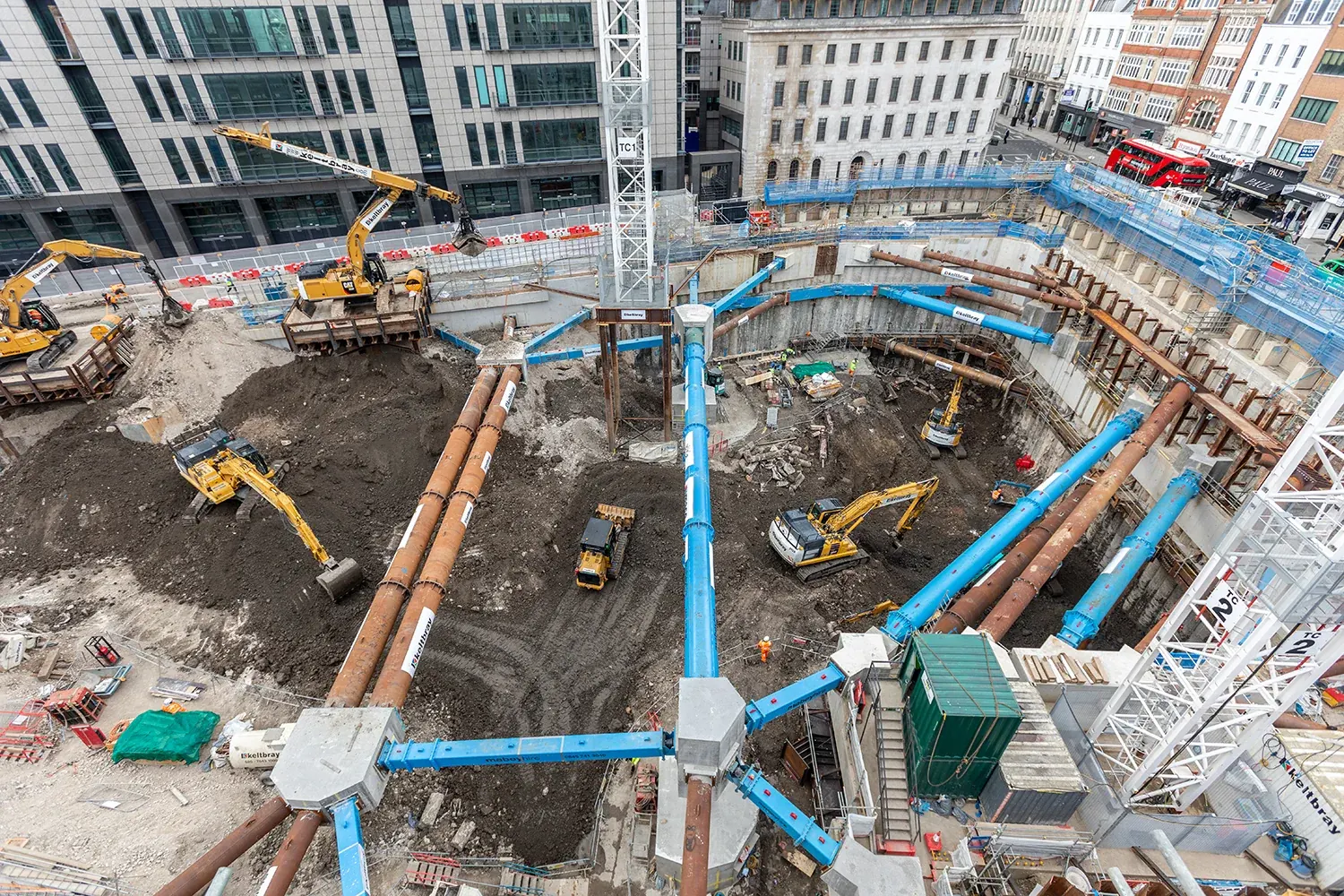 Salisbury Square · construction photograph