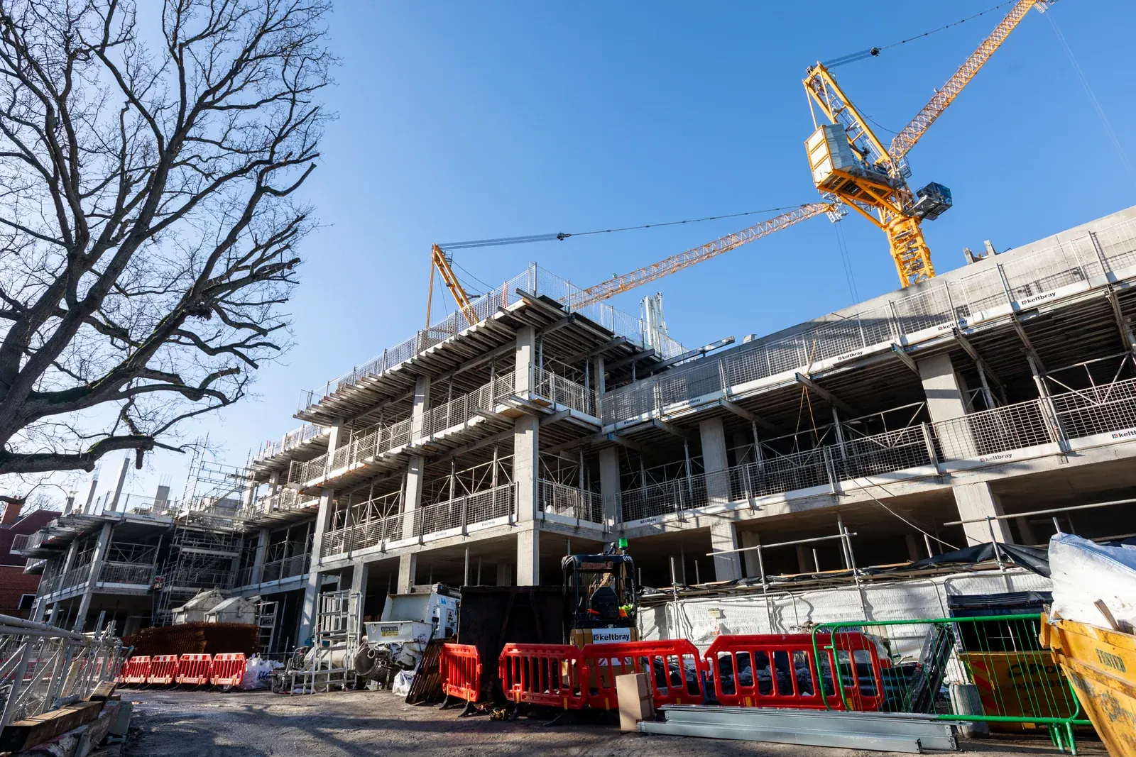 56 Bishops Avenue · construction photograph