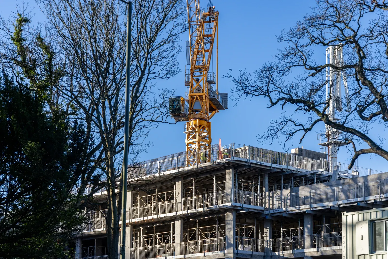 56 Bishops Avenue · construction photograph