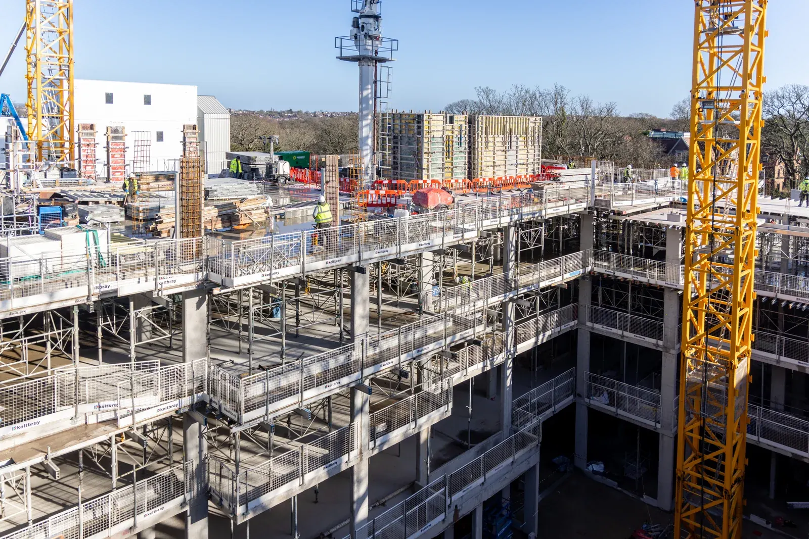56 Bishops Avenue · construction photograph
