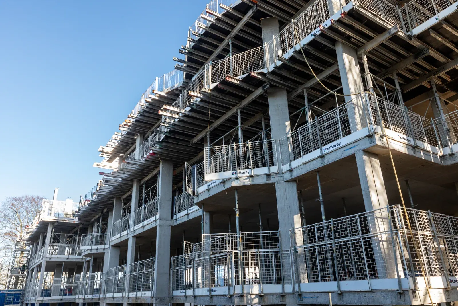 56 Bishops Avenue · construction photograph