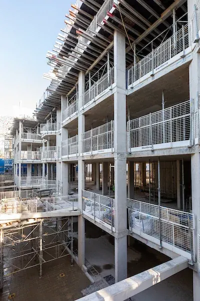 56 Bishops Avenue · construction photograph