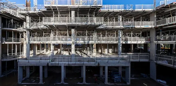 56 Bishops Avenue · construction photograph