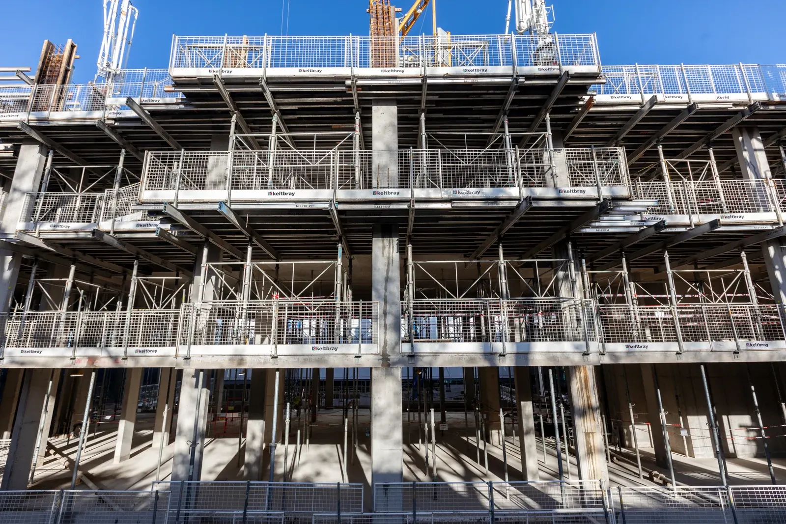 56 Bishops Avenue · construction photograph