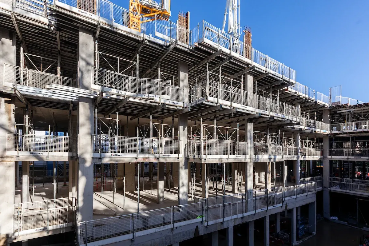 56 Bishops Avenue · construction photograph