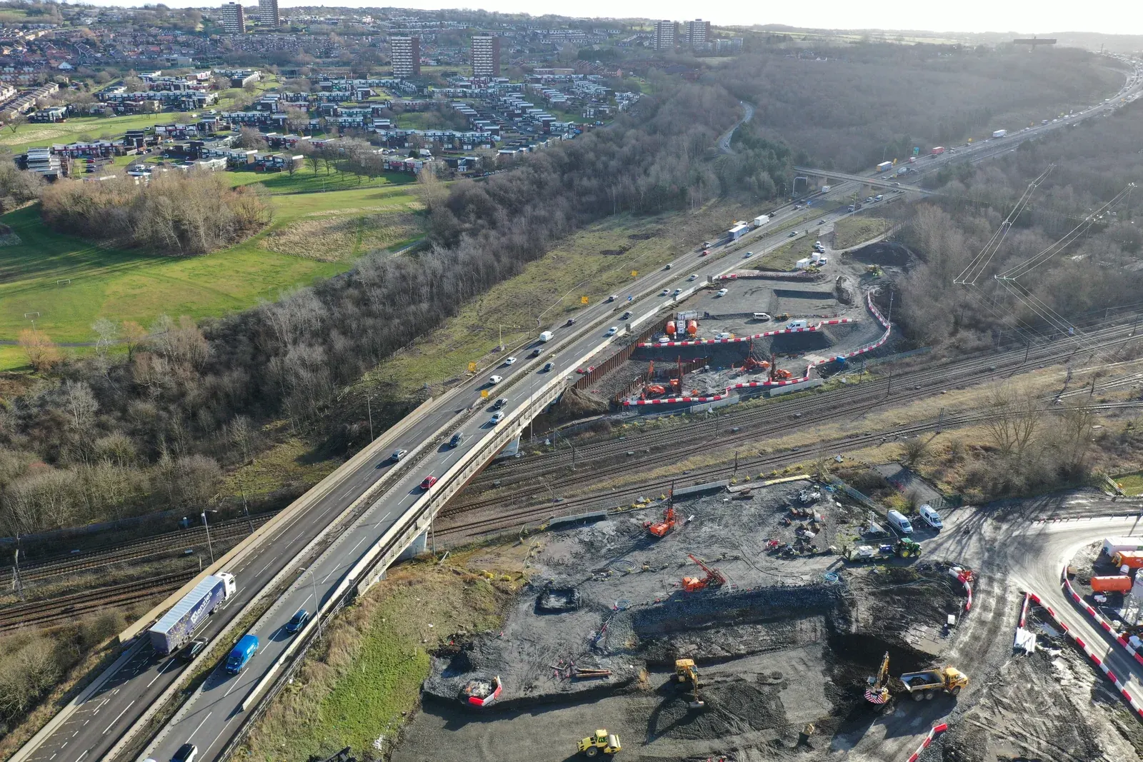 Allerdene Bridge · construction photograph