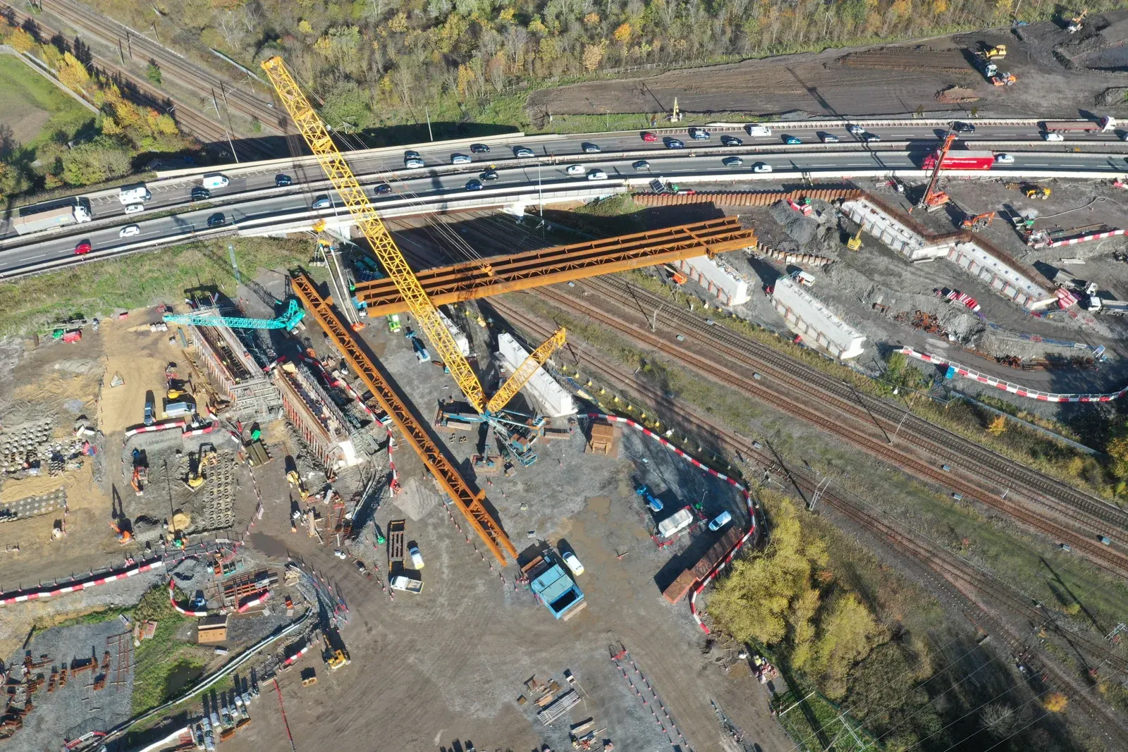 Allerdene Bridge · construction photograph