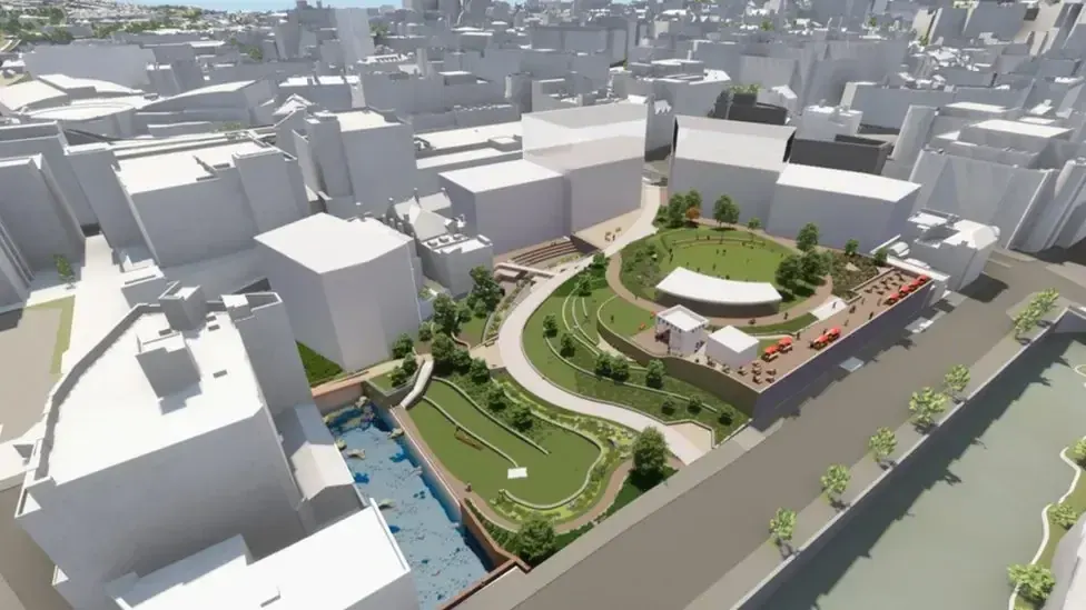 Sheffield Castle Site Regeneration · project visualisation