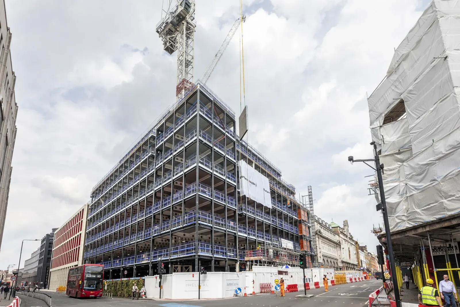 The JJ Mack Building · construction photograph