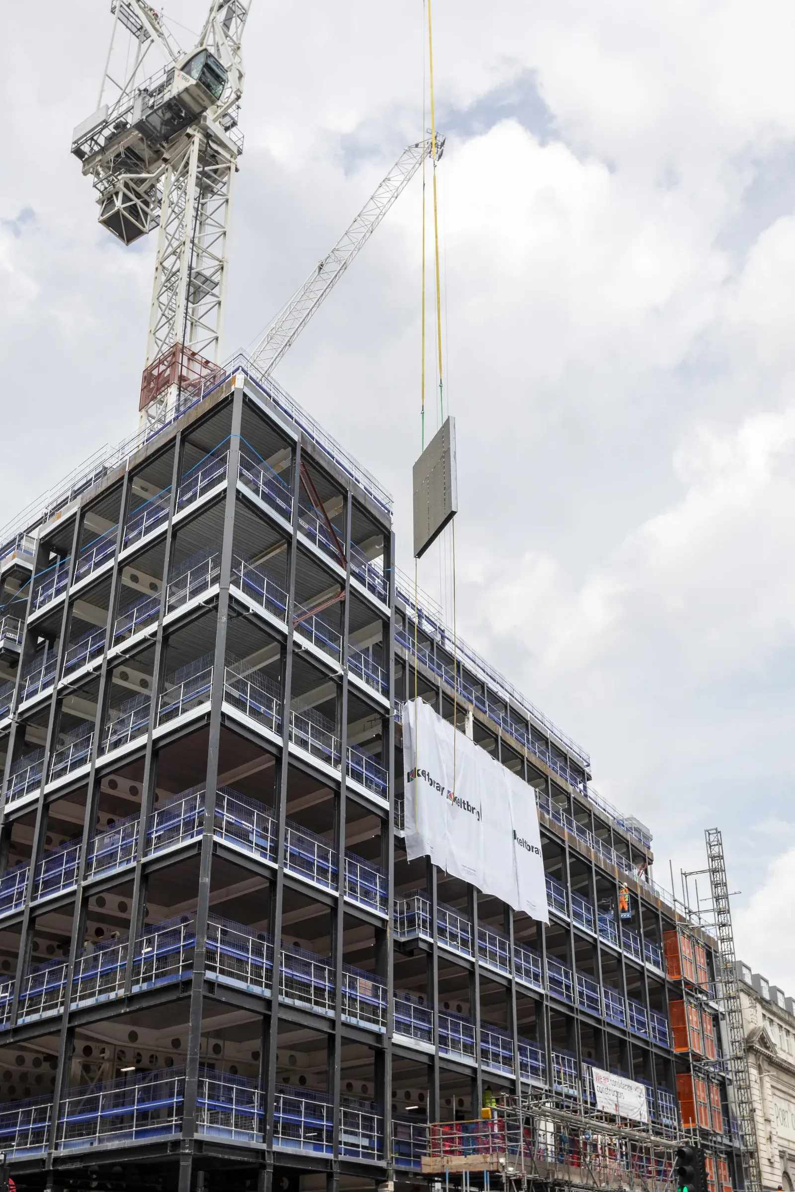 The JJ Mack Building · construction photograph