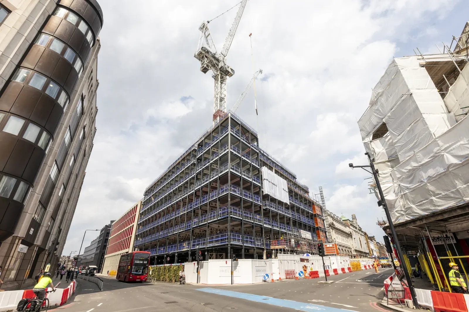 The JJ Mack Building · construction photograph