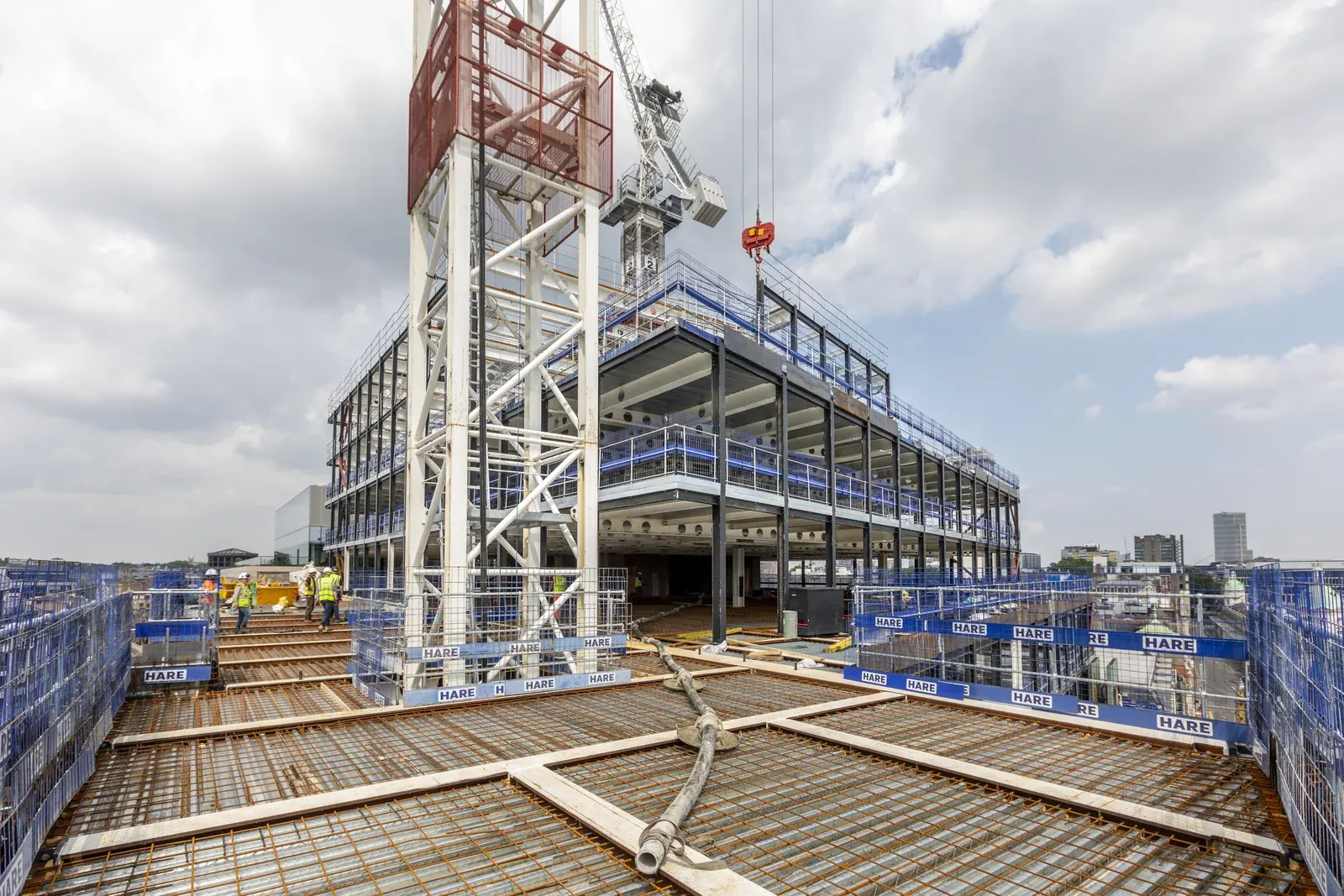 The JJ Mack Building · construction photograph