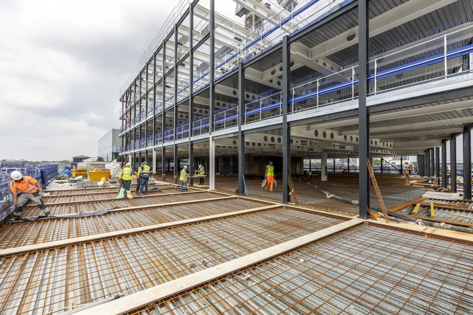 The JJ Mack Building · construction photograph