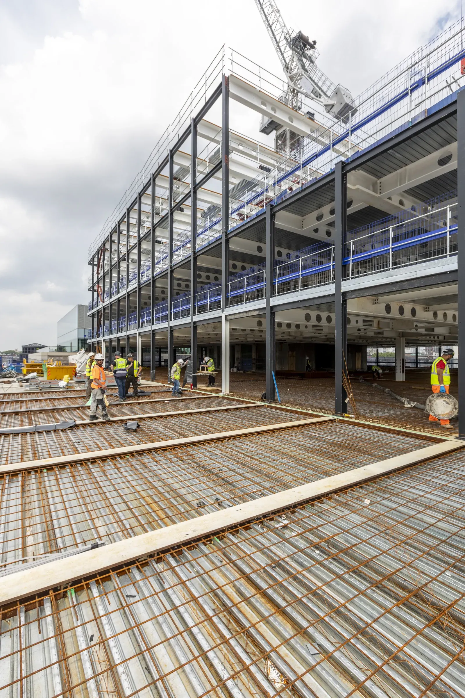 The JJ Mack Building · construction photograph