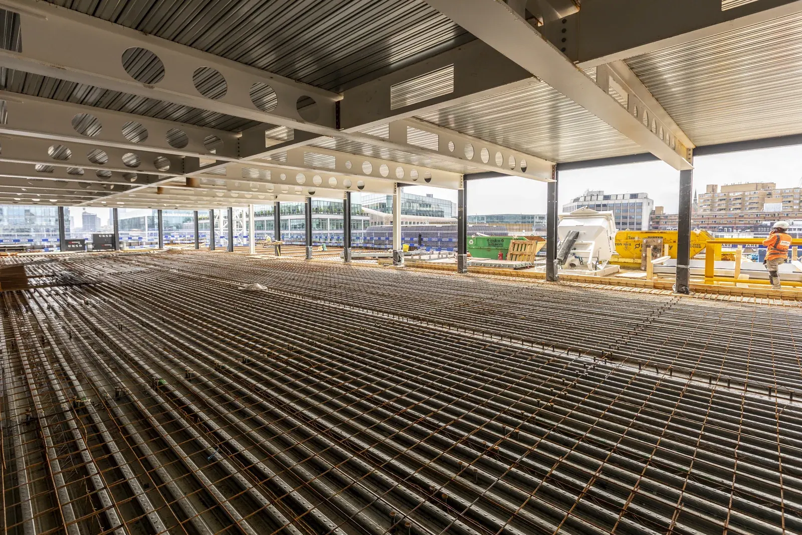 The JJ Mack Building · construction photograph