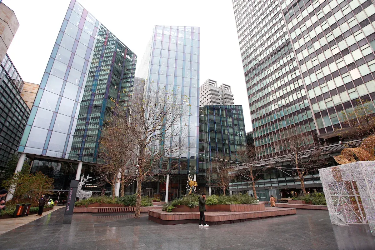 Euston Tower · construction photograph