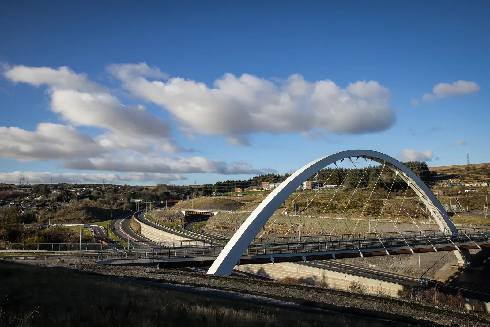 Brynmawr Gateway Arch · completed road bridge