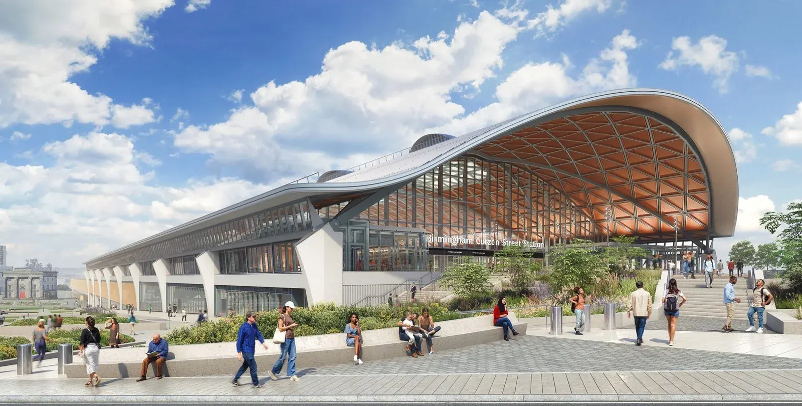 HS2 Birmingham Curzon Street Station · project visualisation