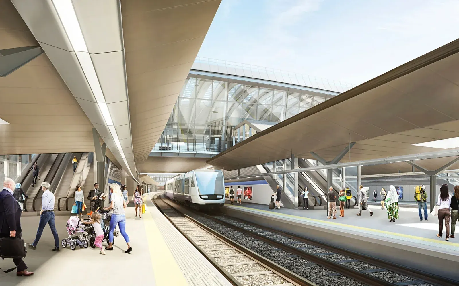 HS2 Old Oak Common Station · project visualisation