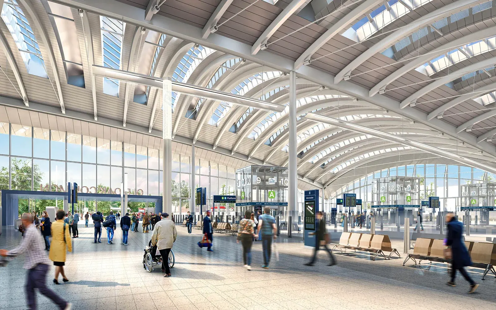 HS2 Old Oak Common Station · project visualisation