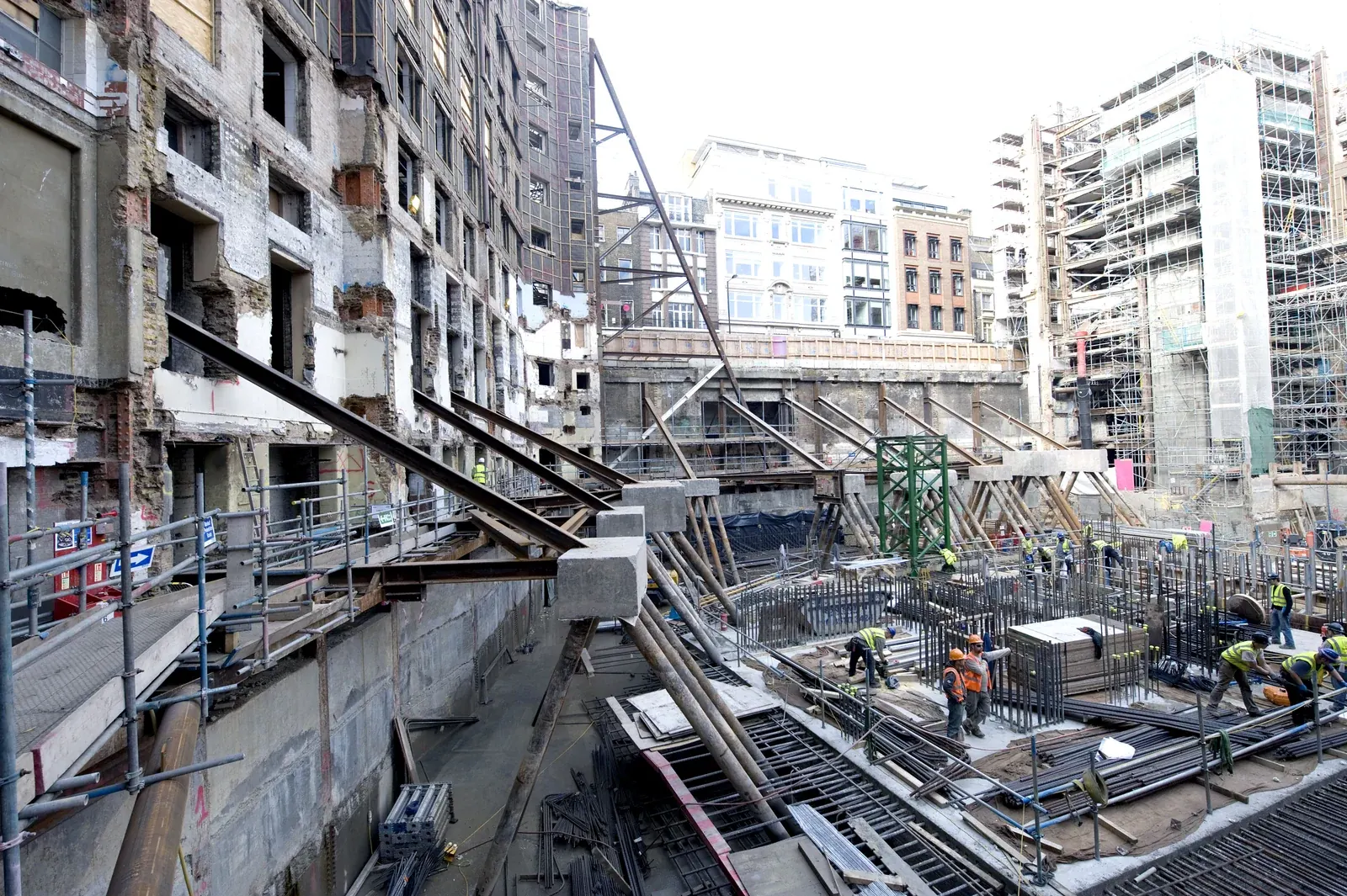 Quadrant 3 Regent Street · construction photograph