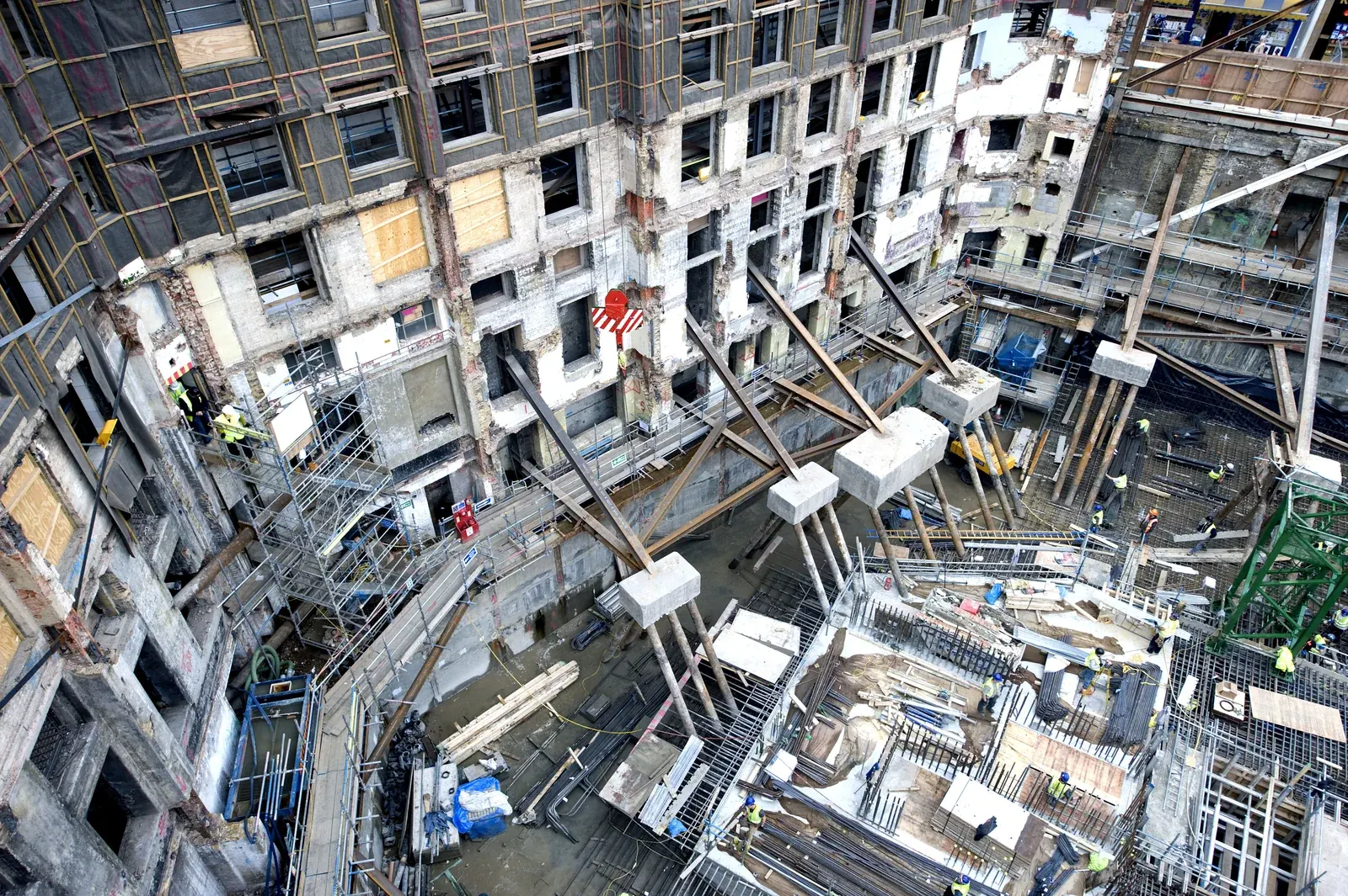 Quadrant 3 Regent Street · construction photograph