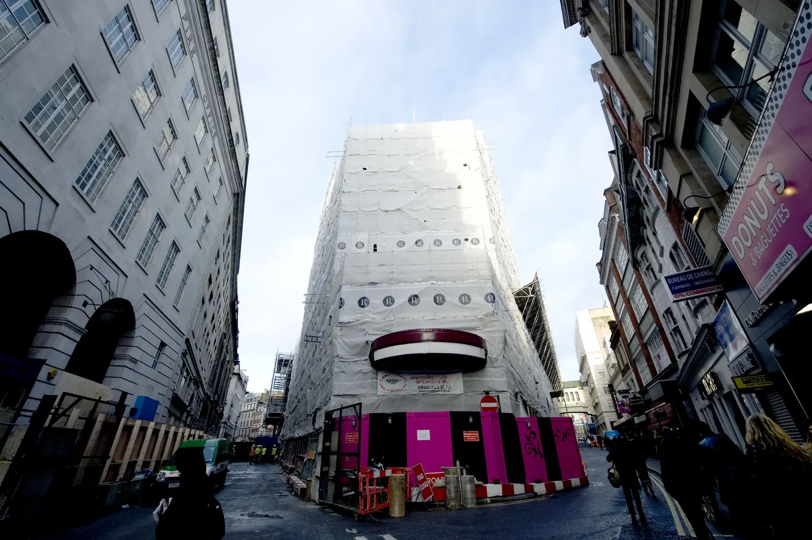 Quadrant 3 Regent Street · construction photograph