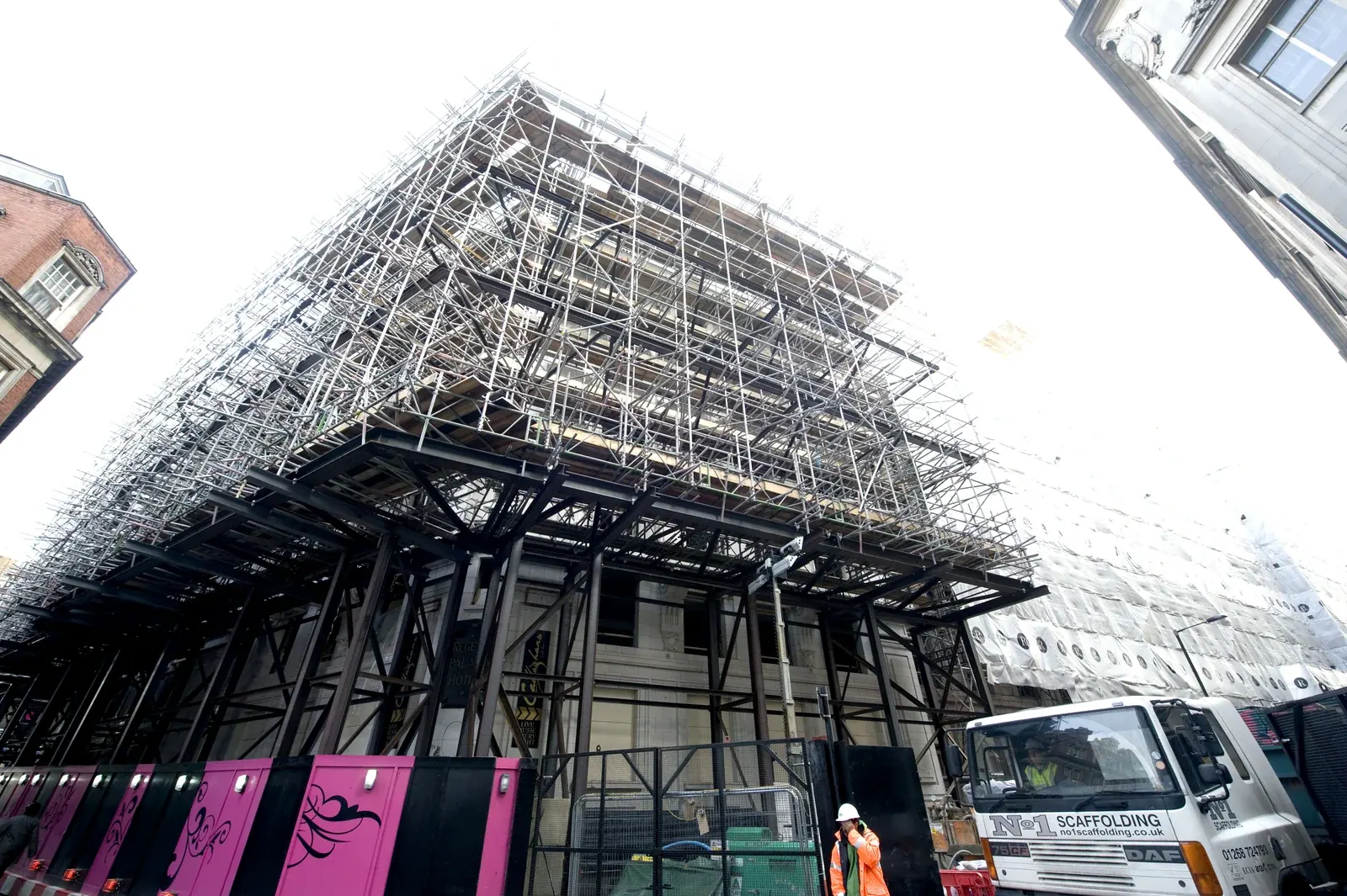 Quadrant 3 Regent Street · construction photograph