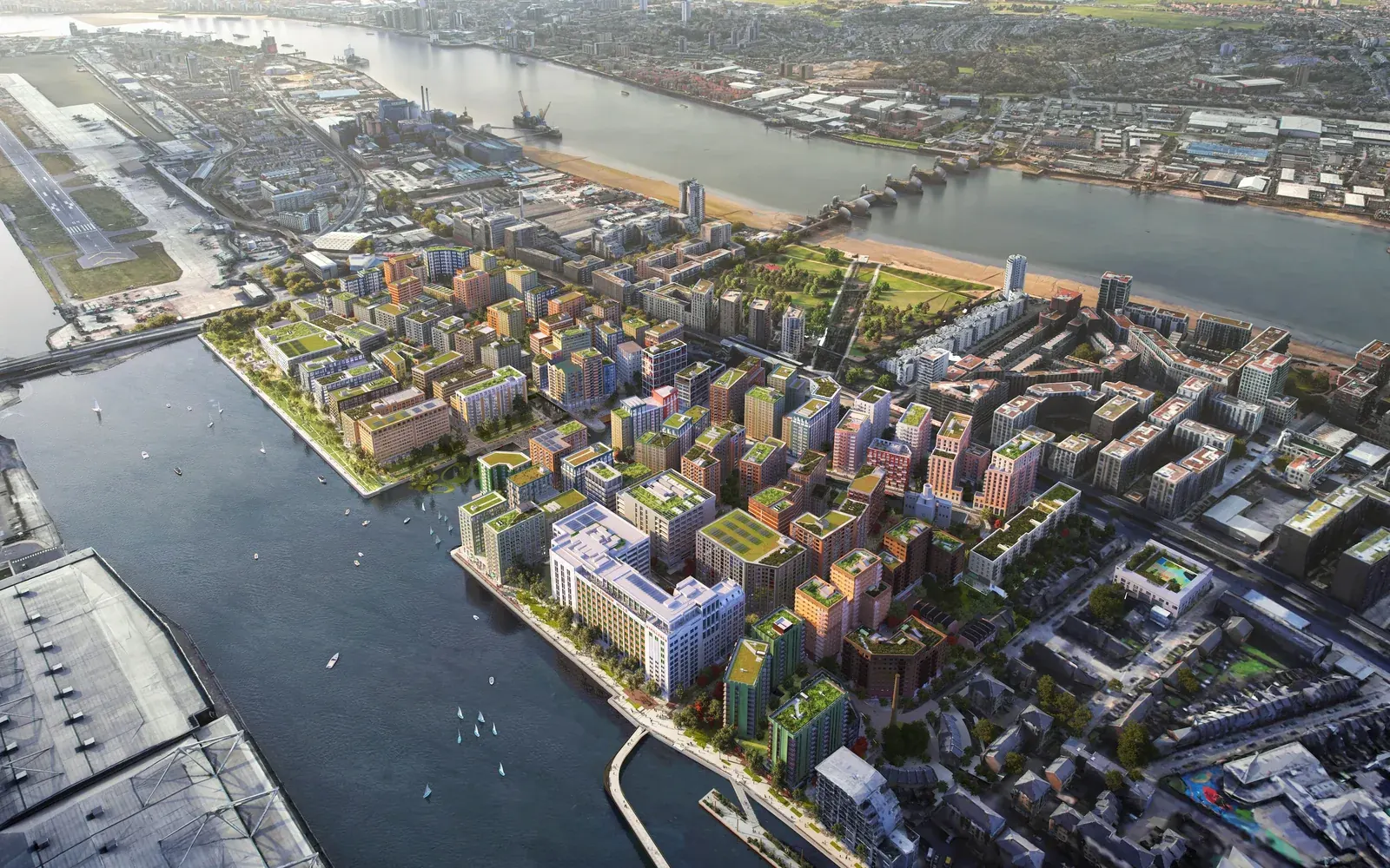 Silvertown - Dock infill · project visualisation