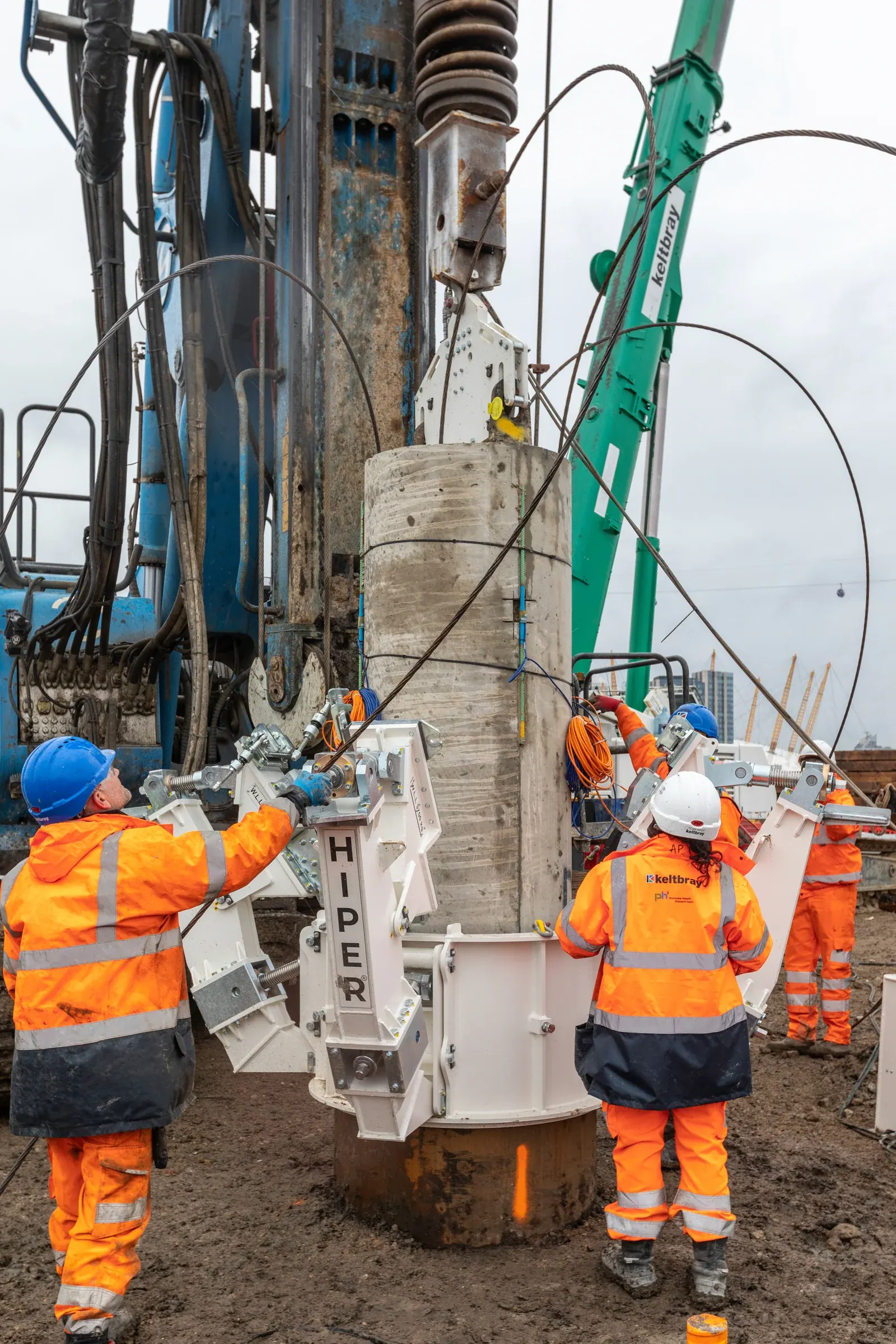 Silvertown - Dock infill · construction photograph