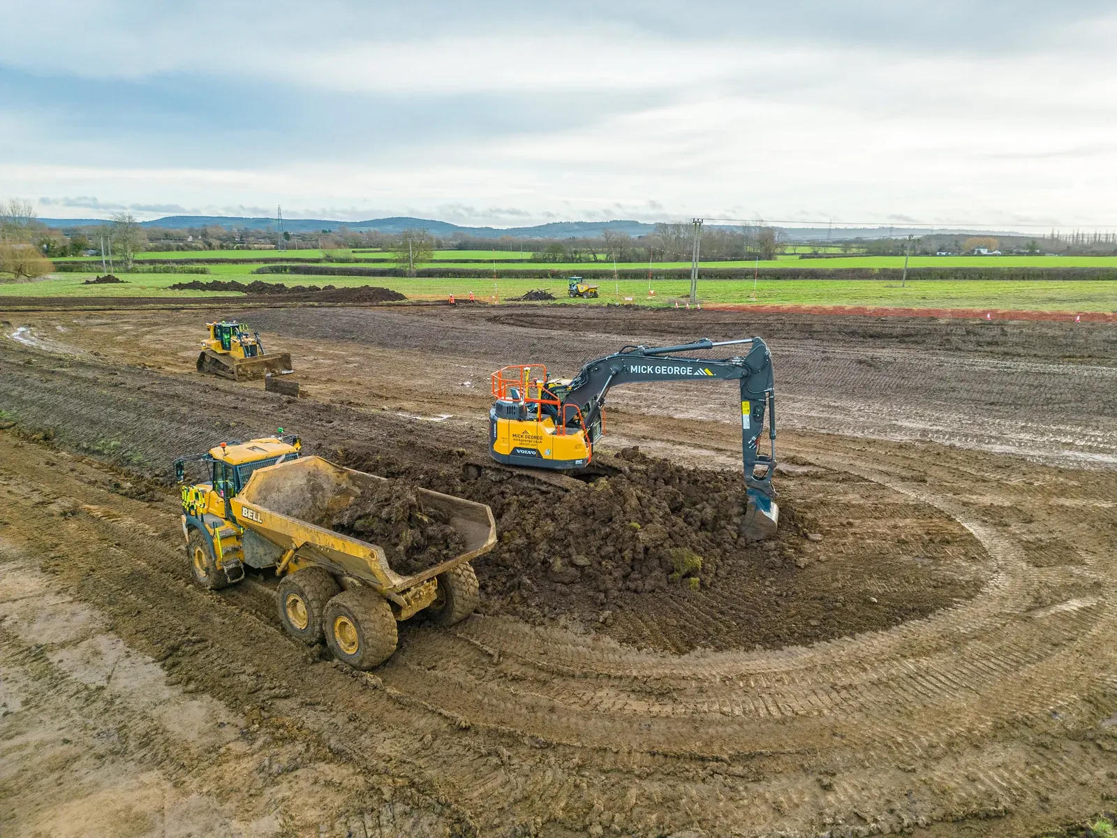 Tesla BESS · construction photograph