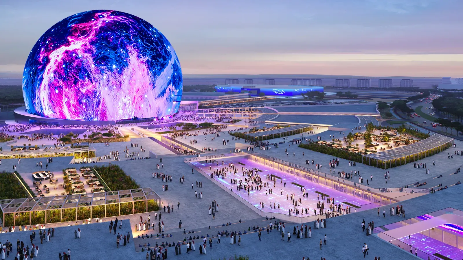 The Sphere · Abu Dhabi project visualisation