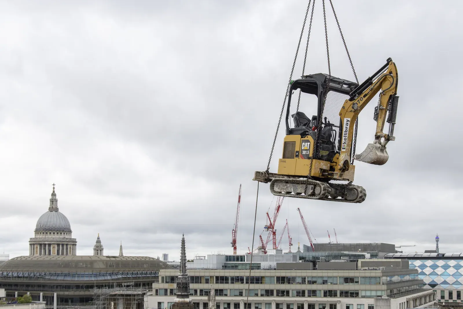 Woolgate Exchange · construction photograph