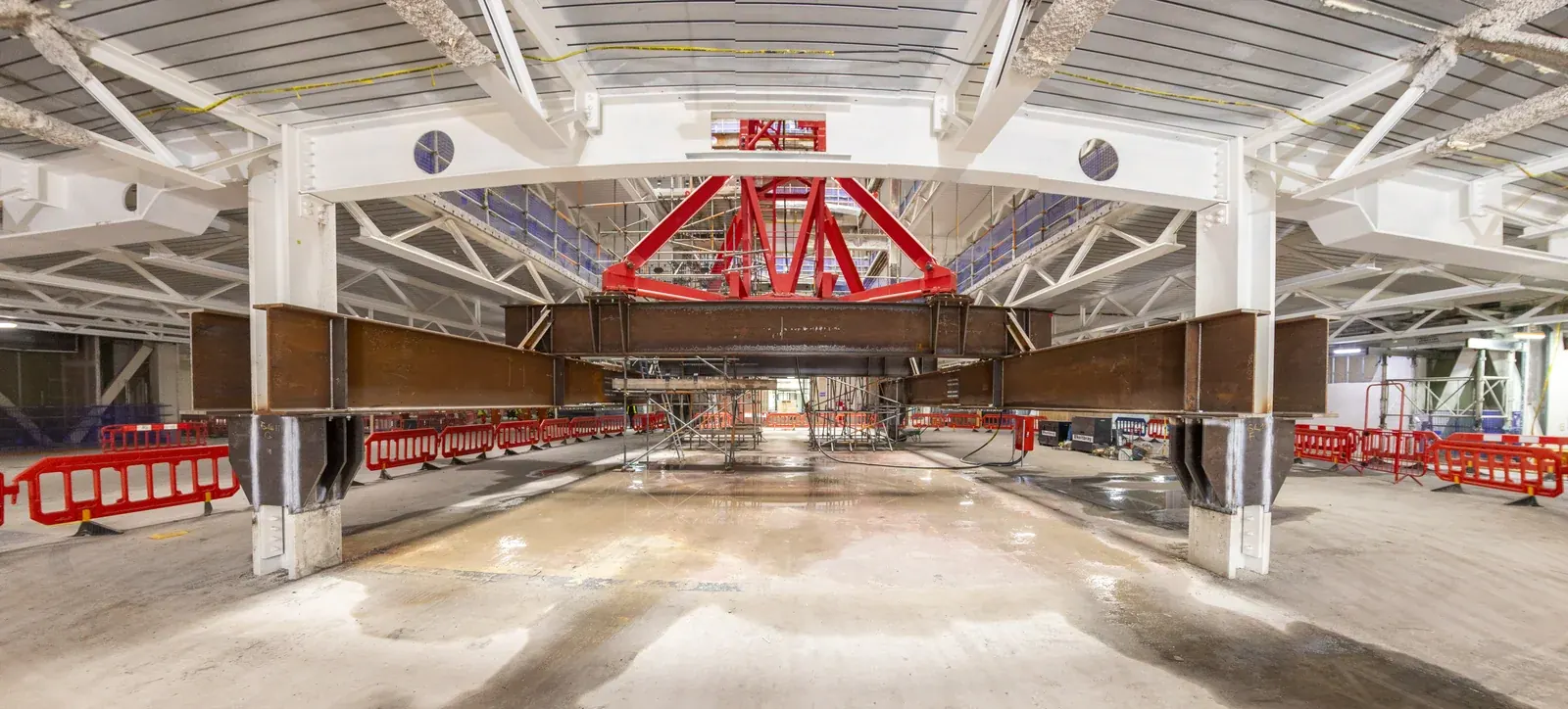Woolgate Exchange · construction photograph