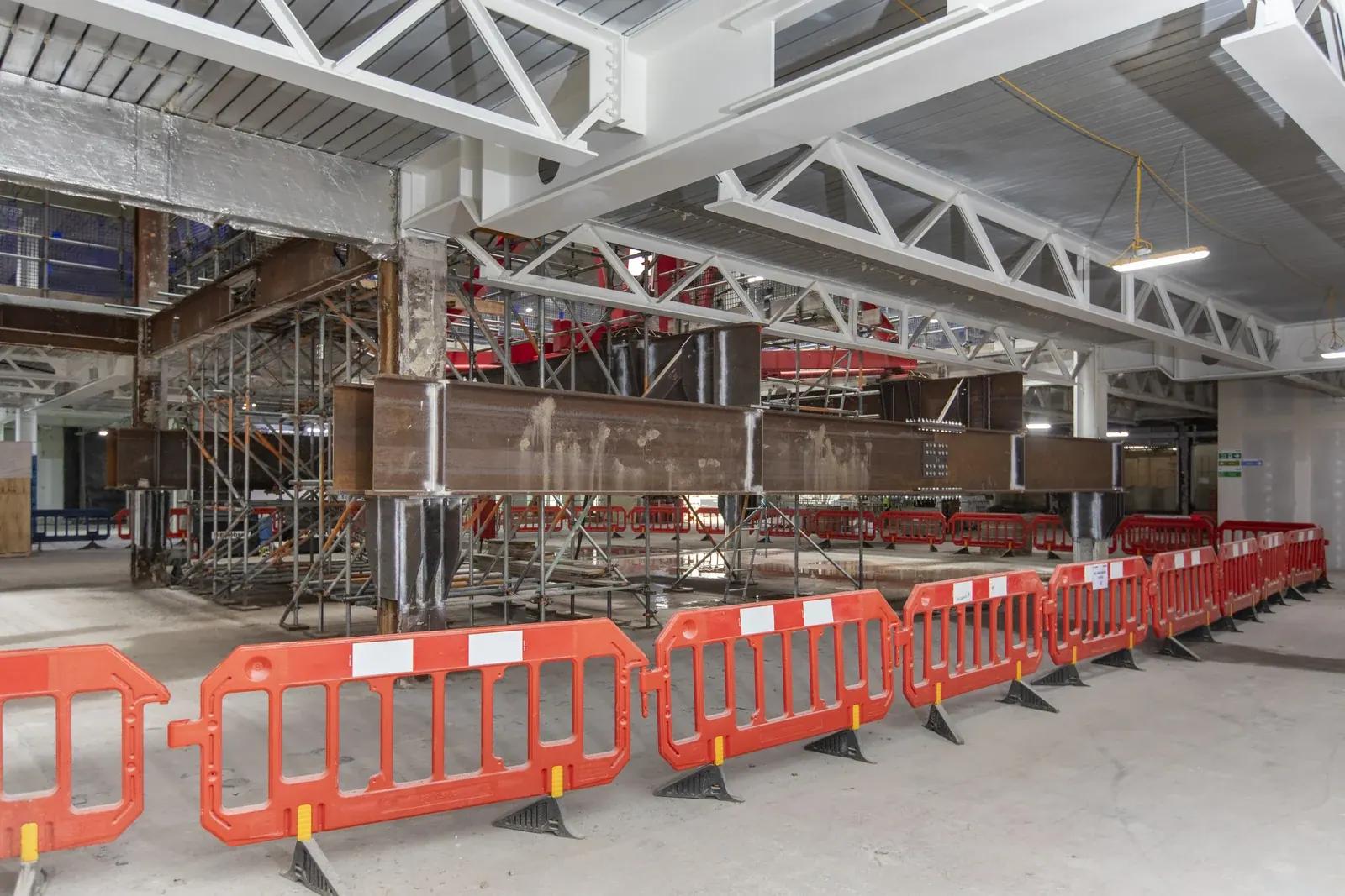 Woolgate Exchange · construction photograph