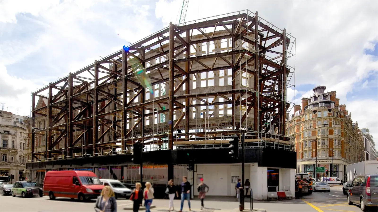 Knightsbridge Estate · temporary facade retention